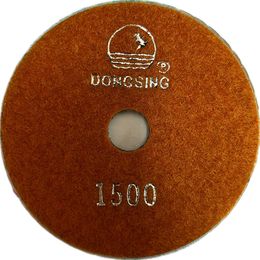 4" WCA-D Granite & Glass Polishing Pad 1500