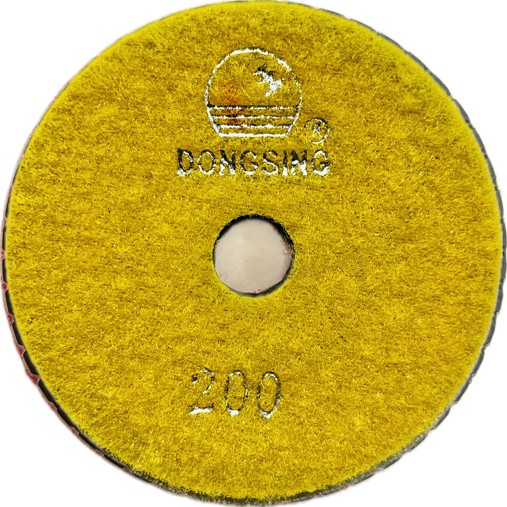 4" WCA-D Granite & Glass Polishing Pad 200