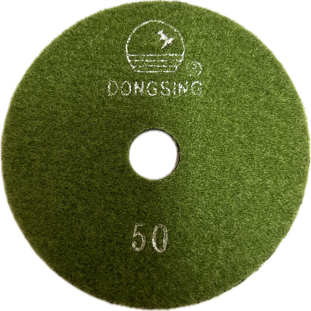 4" WCA-D Granite & Glass Polishing Pad 50