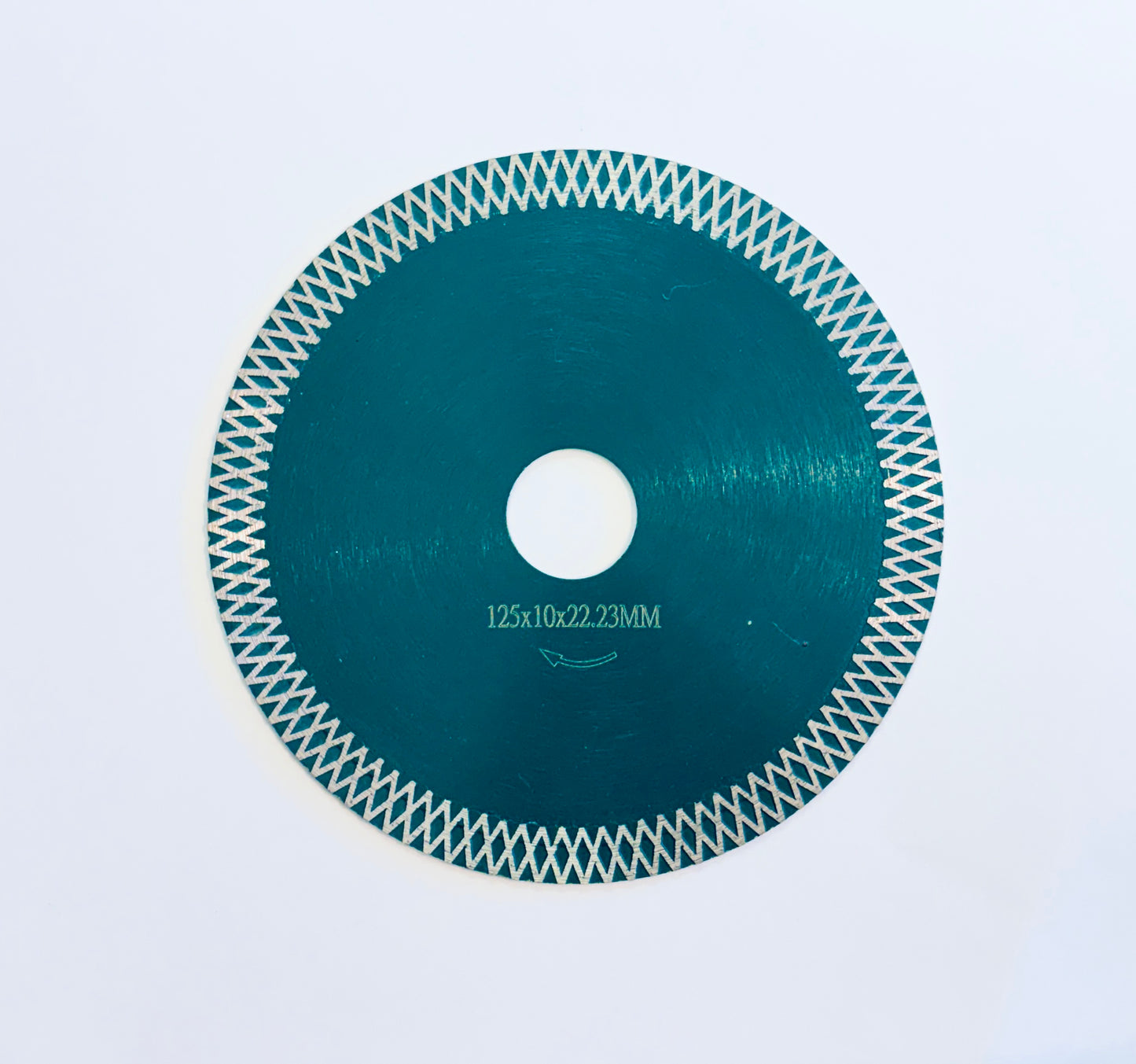 Precision Ceramic Tile Blade 5" Porcelain 125 x 10 x 22.23mm (GREEN)