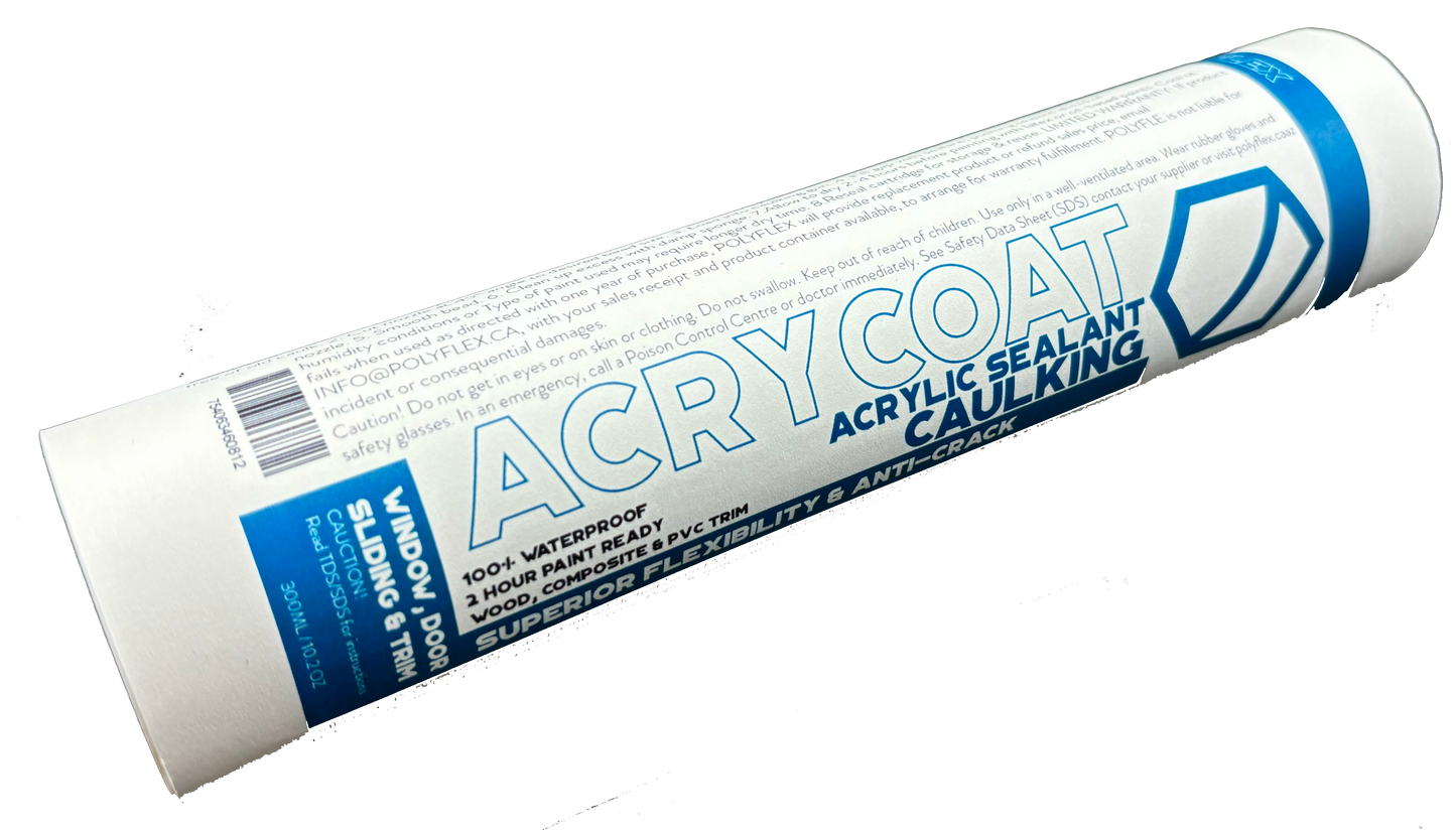 PF Acrycoat Acrylic Sealant White/Blanc 300mL