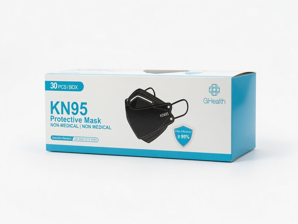 KN95 Protective Mask, White 30PCS/BOX