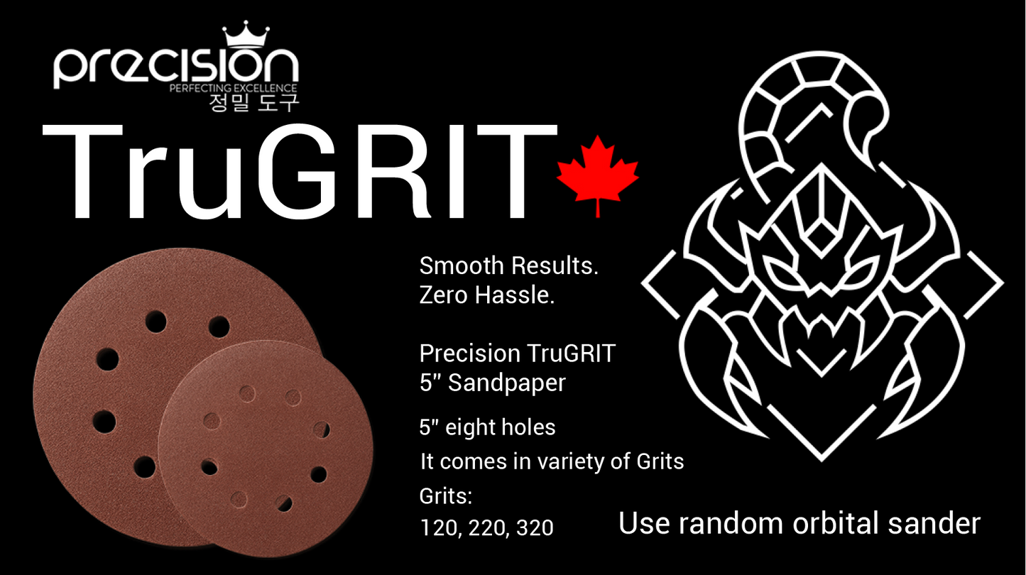 TruGrit 5" 120 -8 holes, 100pcs