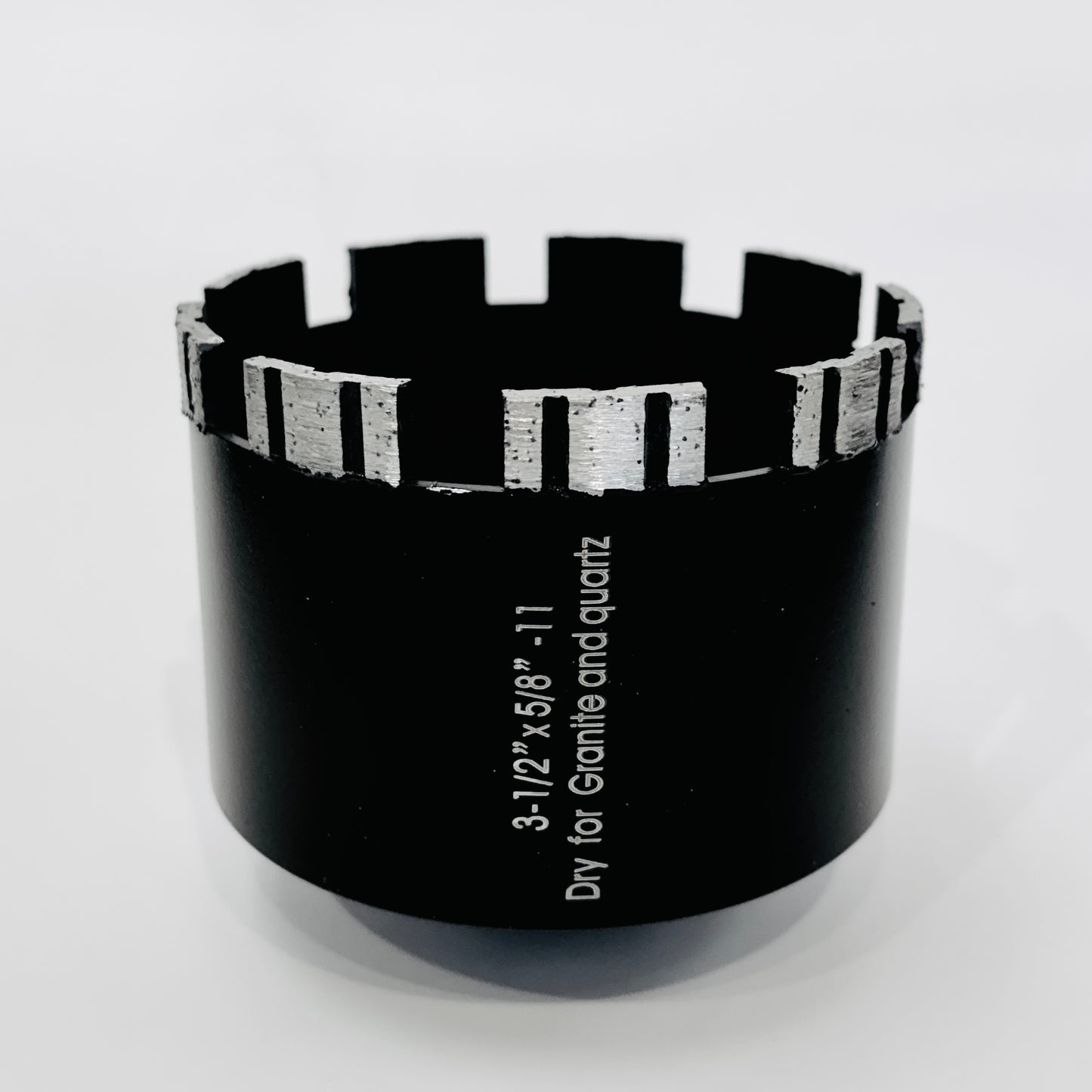 Precision Windforce Core Bits 3-1/2"x5/8"-11 Dry for Granite & Quartz
