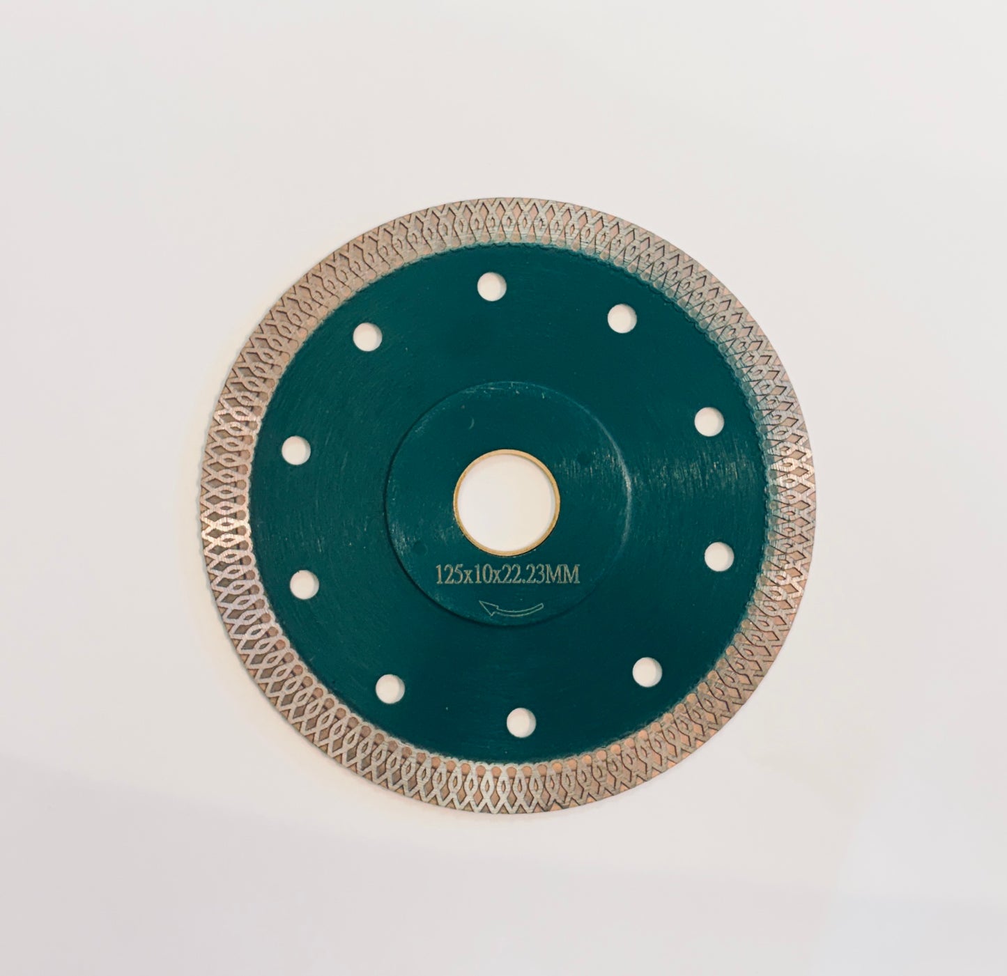 Precision Ceramic Tile Blade 5" Porcelain 125 x 10 x 22.23mm (GREEN)-1