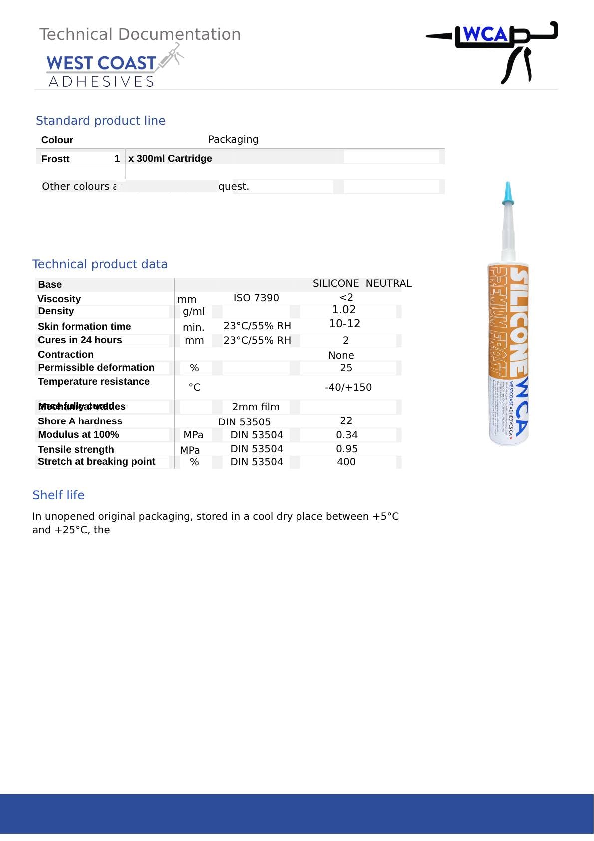 Premium Frost Silicone Sealant